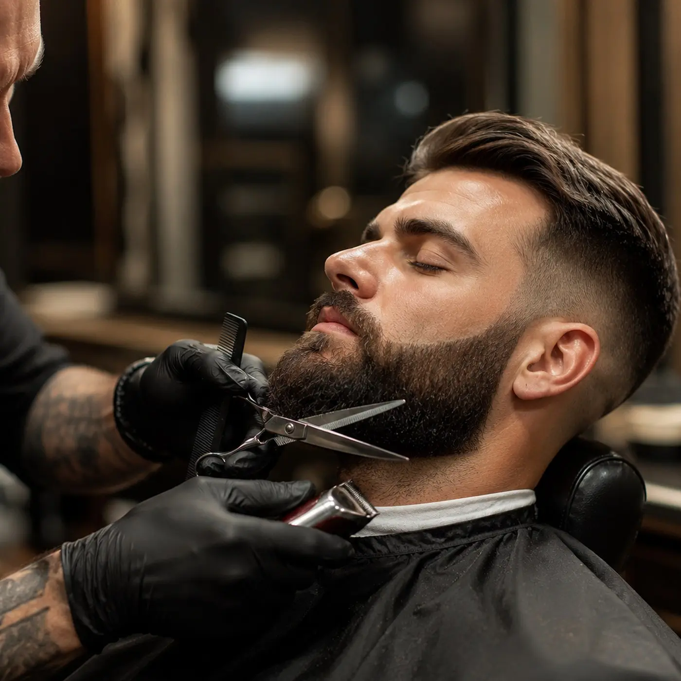 Classic barbershop cut